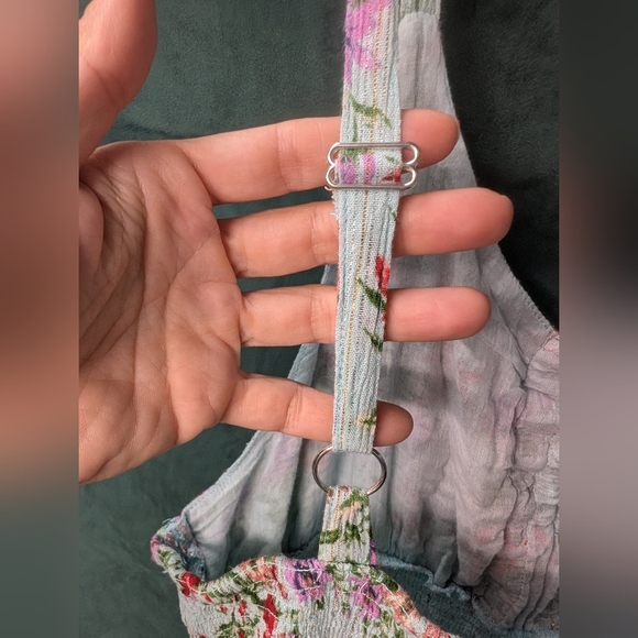 Sparkle Thread & Floral Print Maxi Dress - Picture 7 of 9